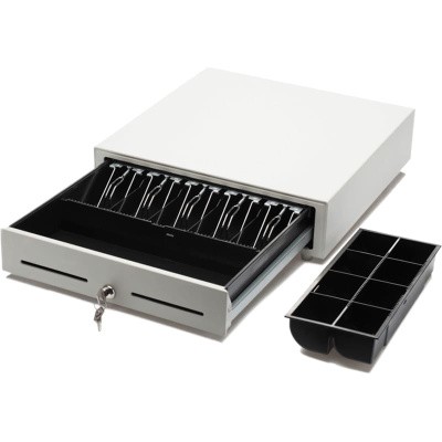 Денежный ящик PayTor HT-410S, белый, штрих 